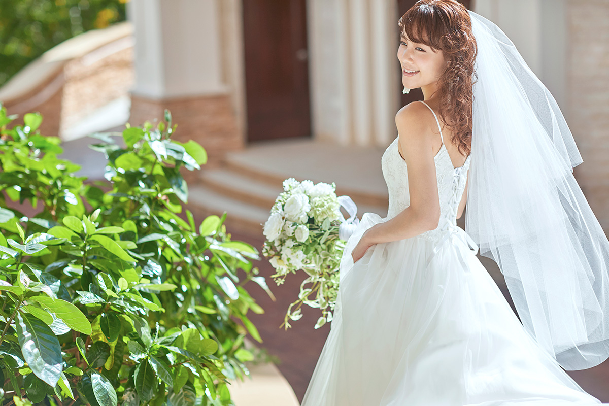 新婦様のソロショットも