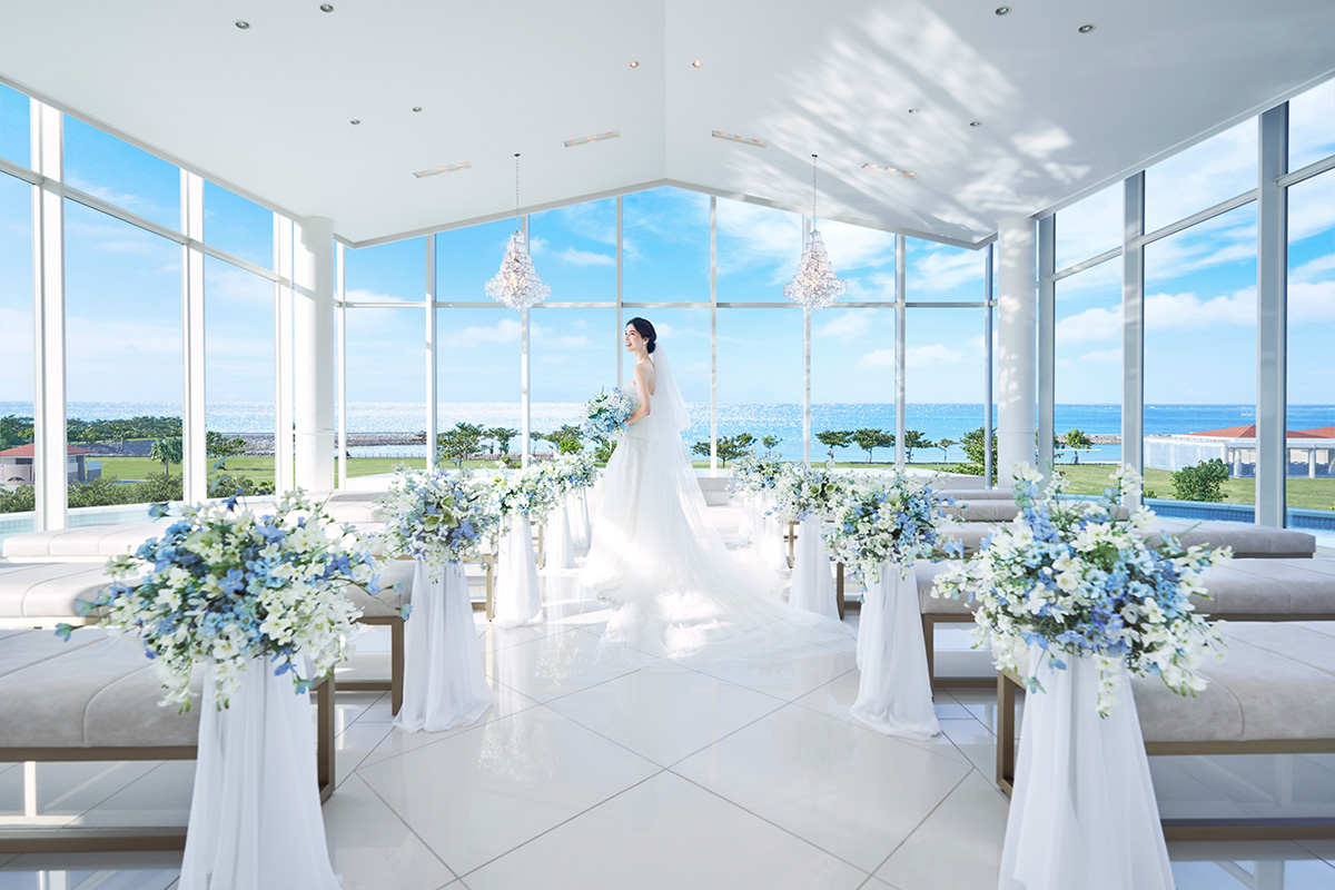 海のみえるチャペルでフォトウェディング
