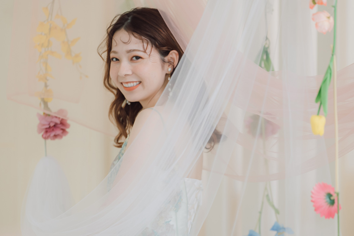 憧れのドレスを身に纏って