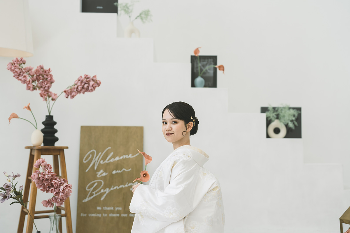 和装の衣装もよく似合います