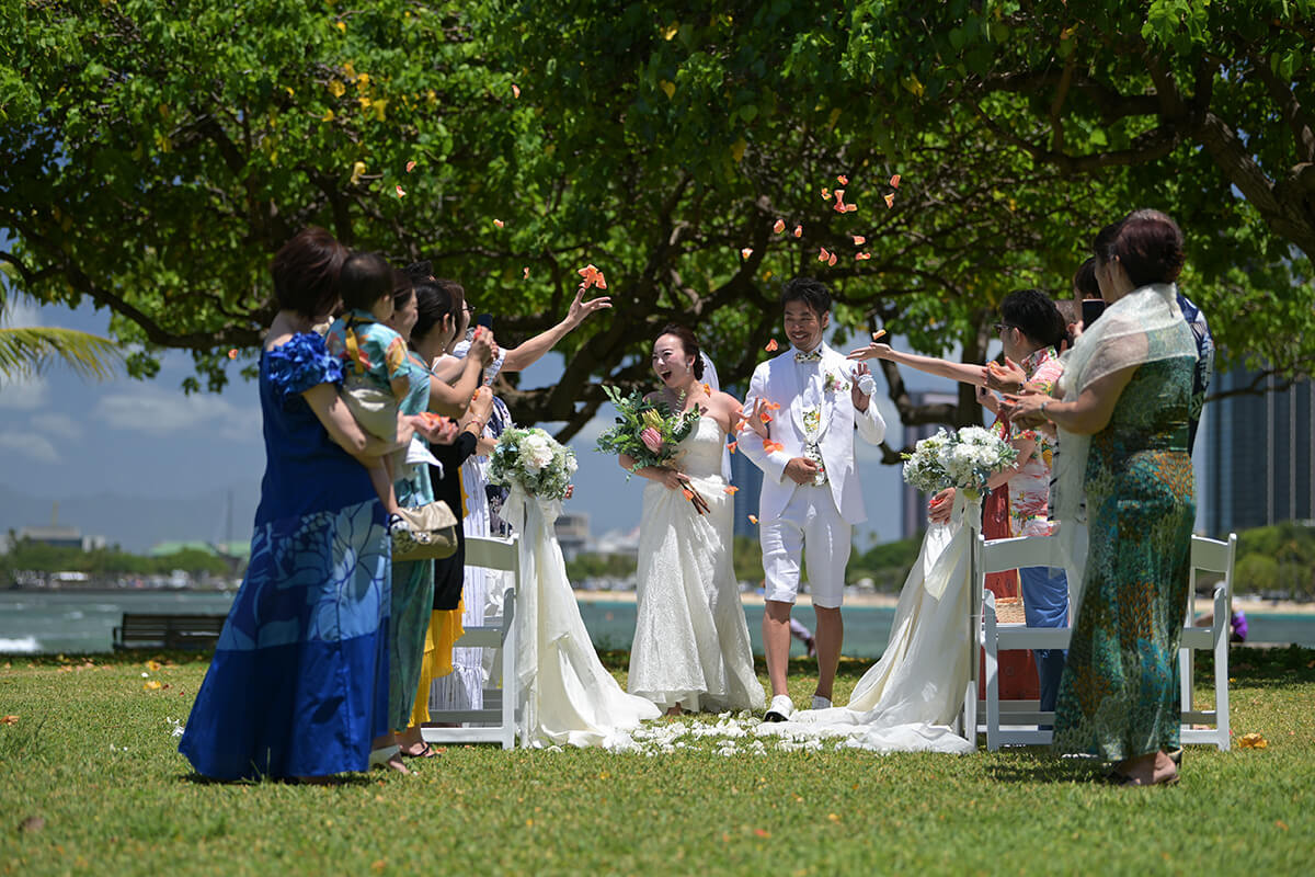 ハワイウェディング（マジックアイランドガーデン）