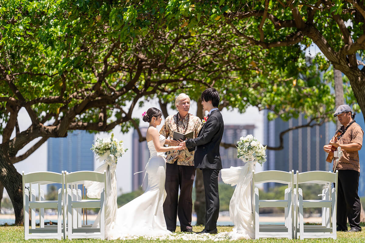 ハワイウェディング（マジックアイランドガーデン）