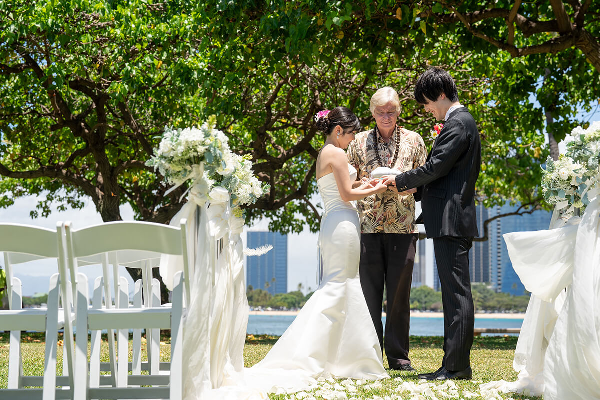 ハワイウェディング（マジックアイランドガーデン）