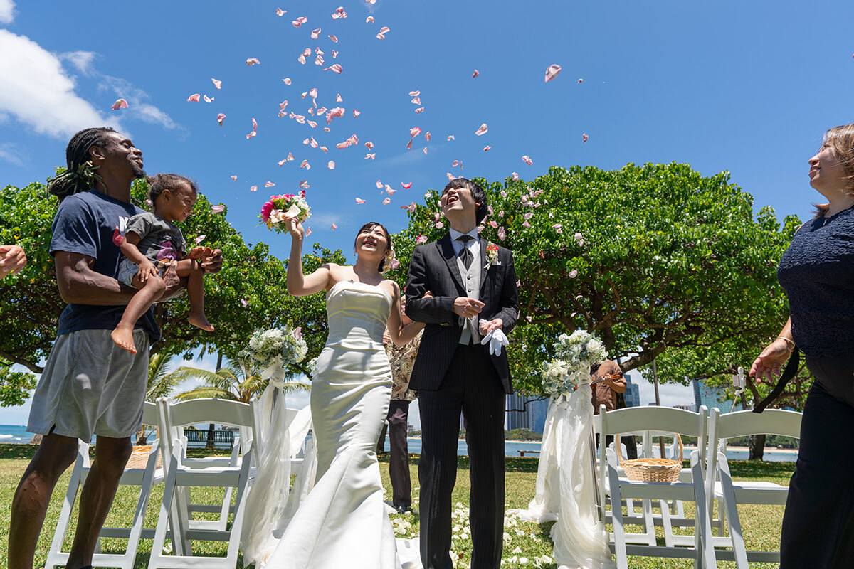 ハワイウェディング（マジックアイランドガーデン）