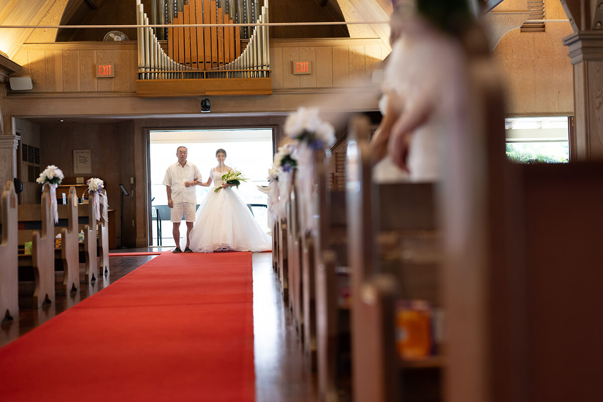 ハワイウェディング（セントクレメンツ教会）