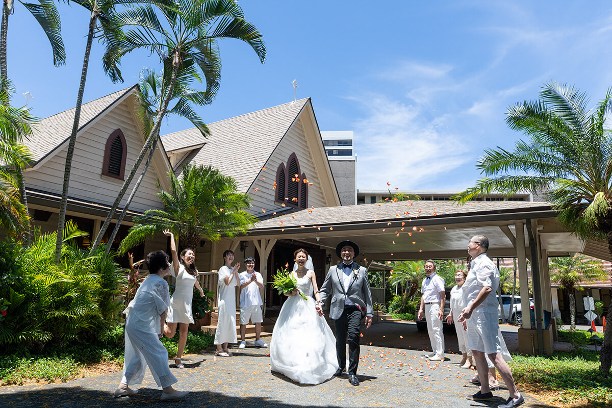 ハワイウェディング（セントクレメンツ教会）