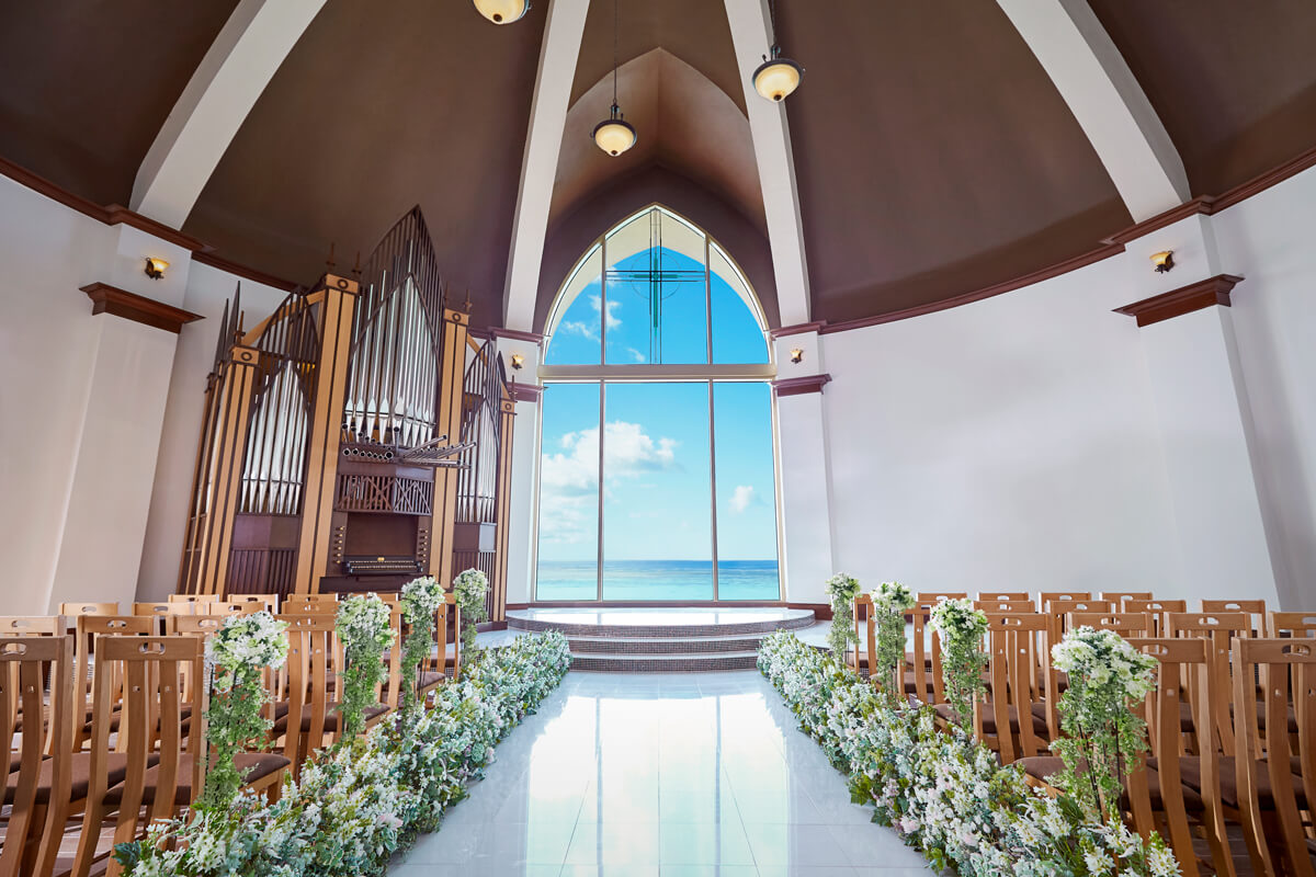 アクアシンフォニーチャペルの全景