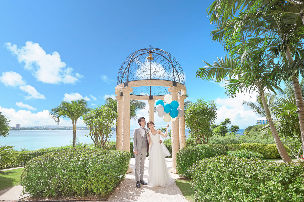 ガーデンの新郎新婦