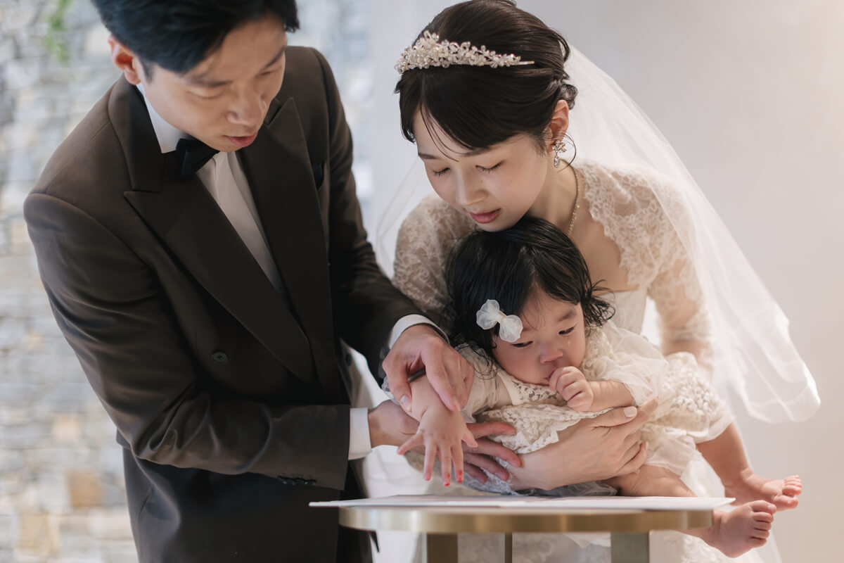 お子様も参加の結婚式
