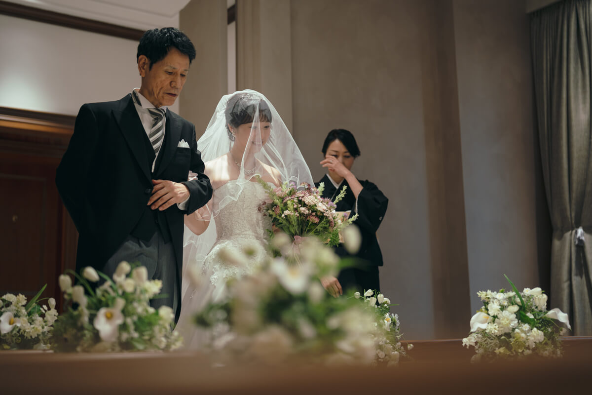 新婦様入場シーン