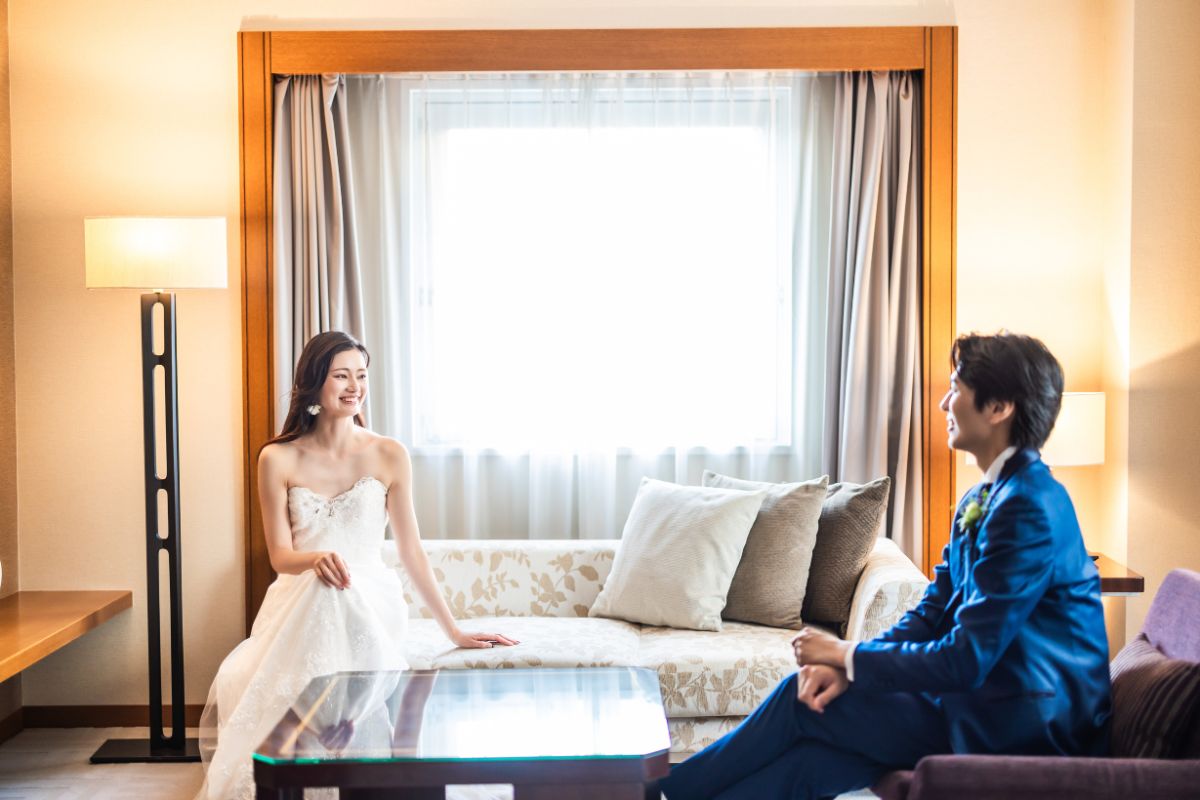 お部屋と新郎新婦