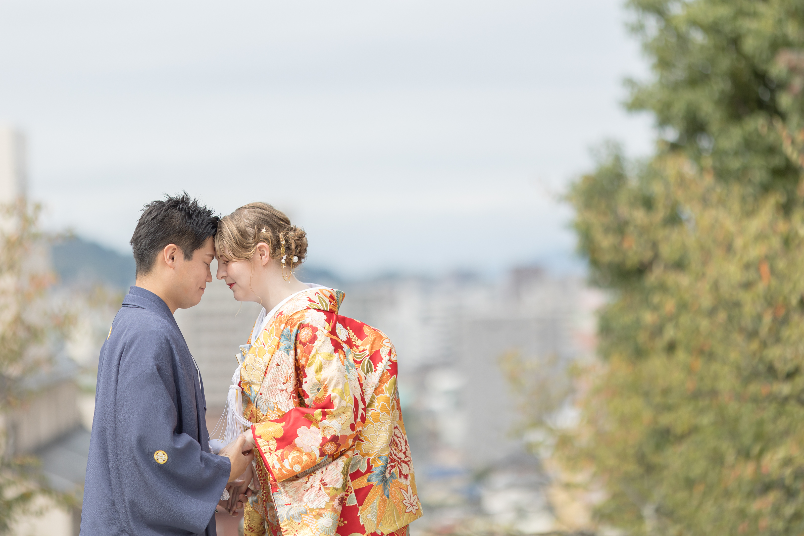 伊佐爾波神社　挙式前スナップ撮影