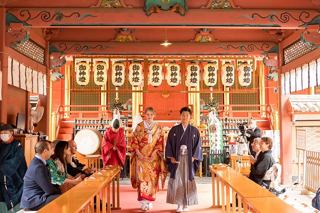 伊佐爾波神社　厳かな挙式がとりおこなえます