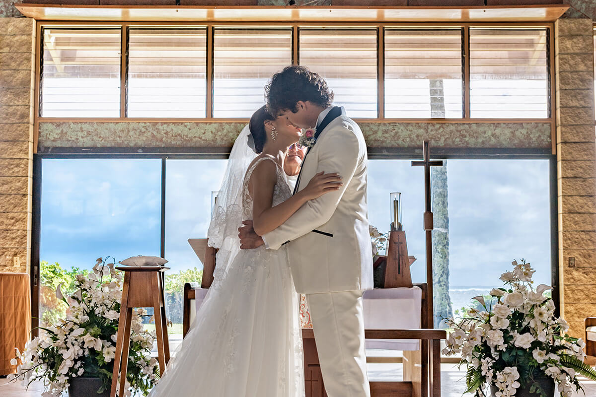 ハワイウェディング（キャルバリー・バイ・ザ・シー教会）