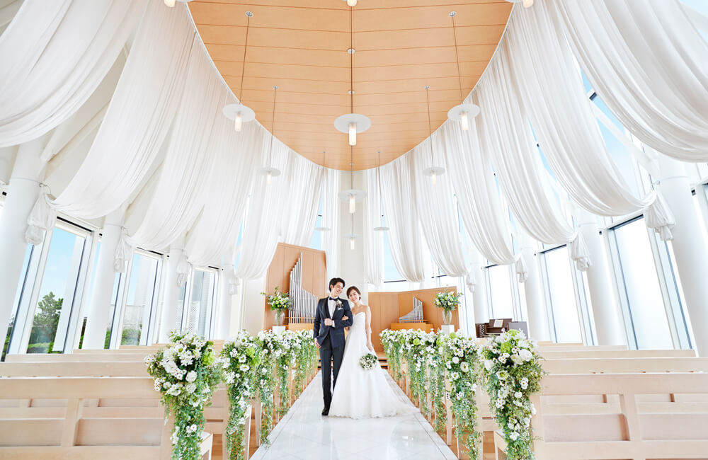 チャペルのおふたり