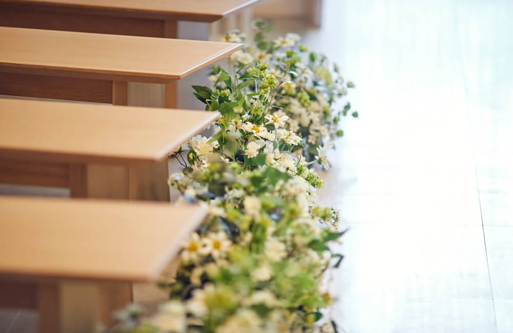 チャペル装花