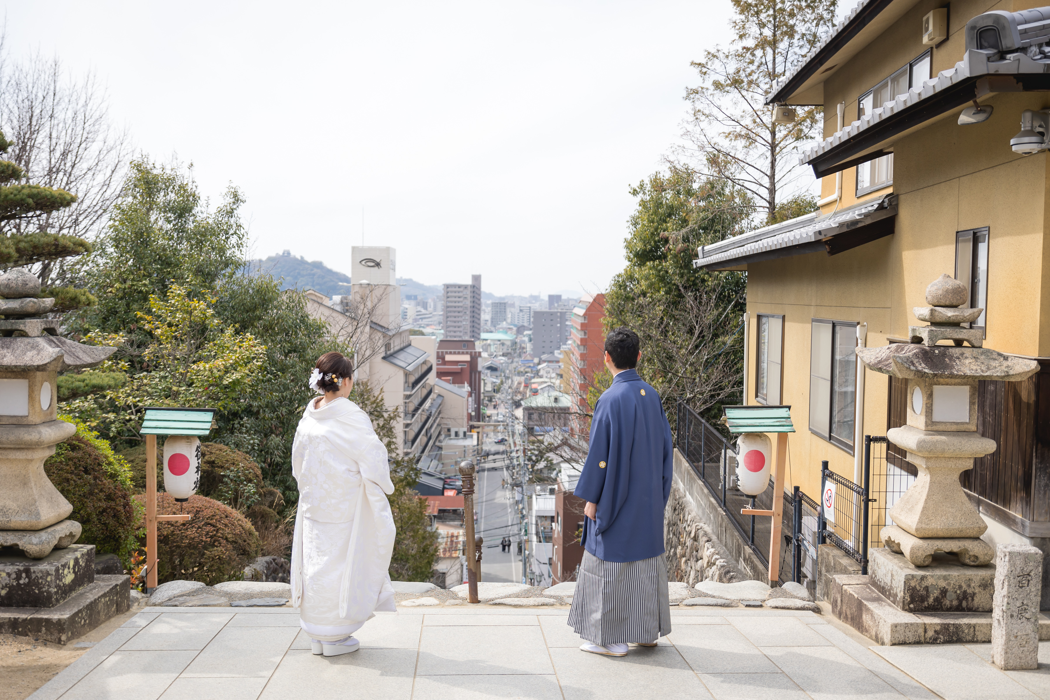 伊佐爾波神社　挙式前スナップ撮影