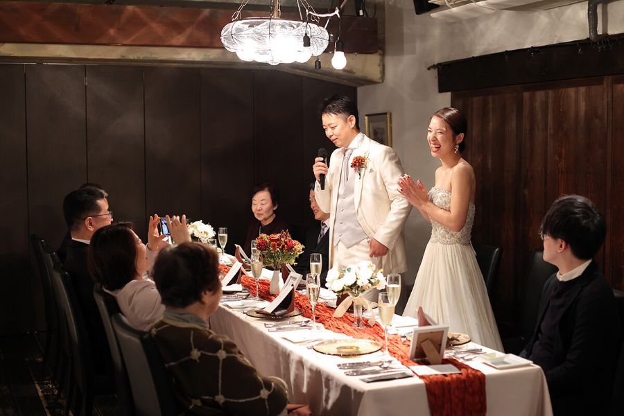 【お色直し】少人数挙式＋食事会20名様プラン