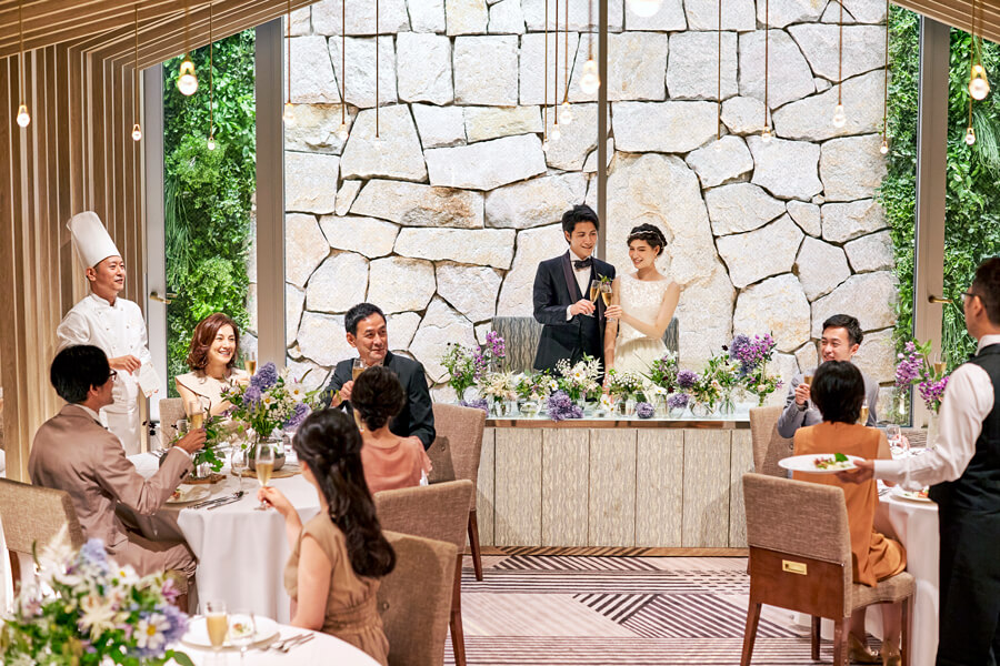 少人数挙式+フルコース会食20名様プラン