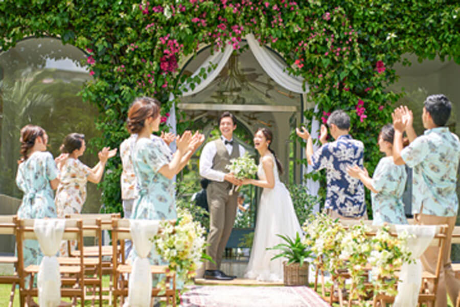 ガーデンウェディング＋会食6名様プラン