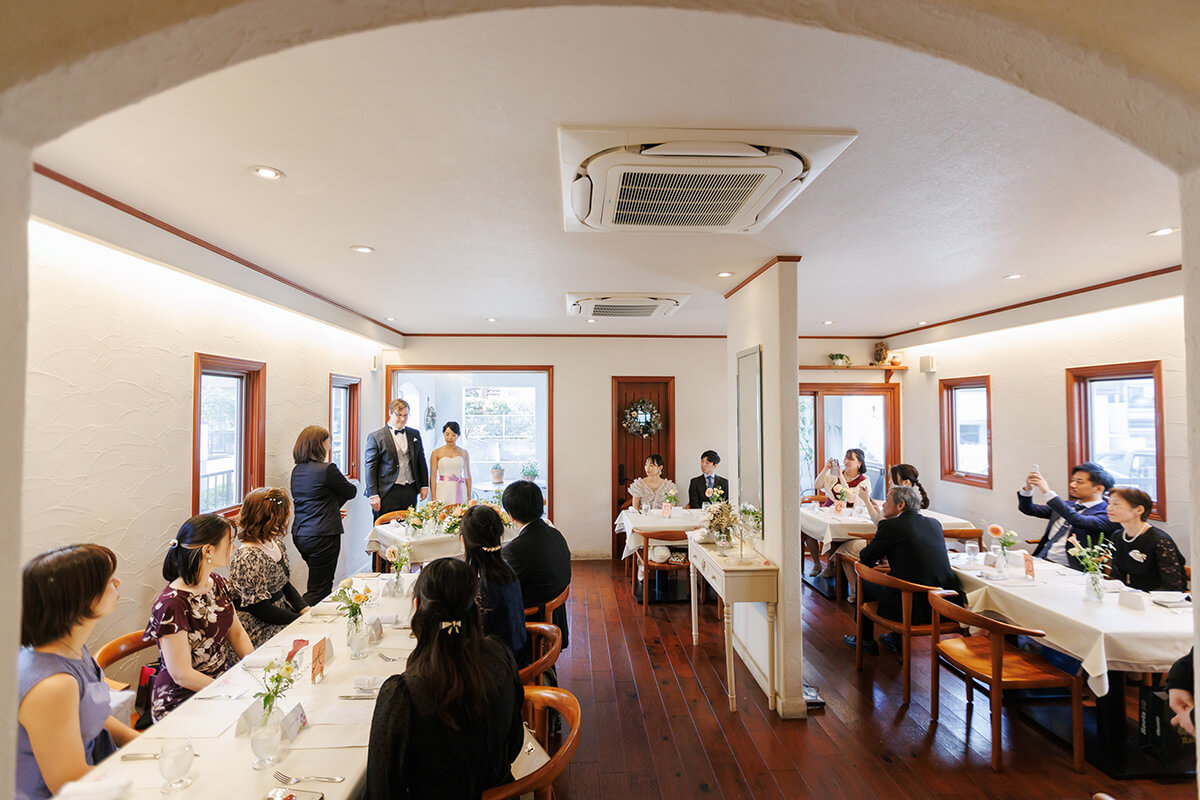 少人数挙式＋会食10名様プラン