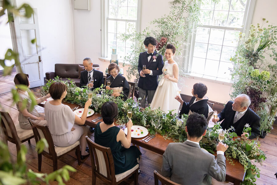 少人数挙式＋食事会（6名様）プラン