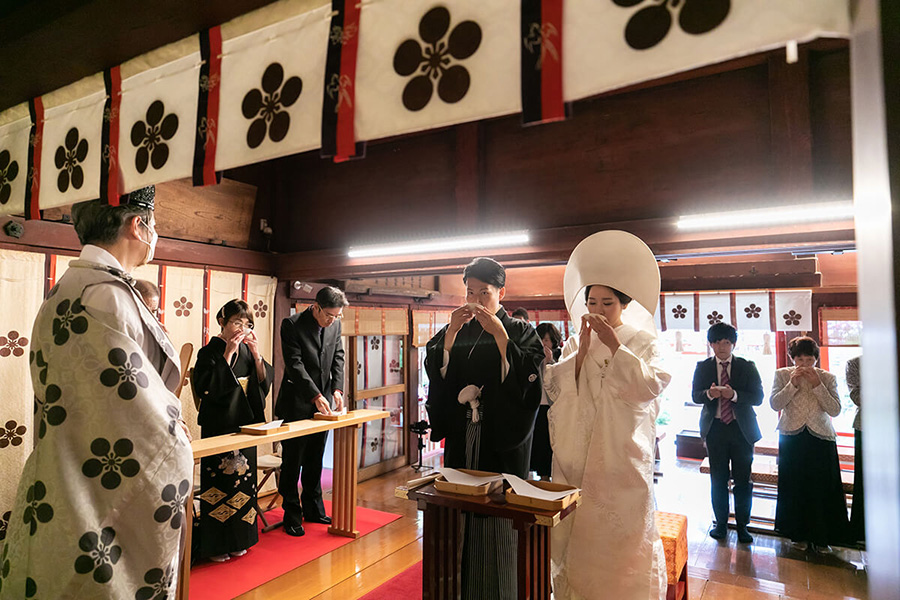 金澤神社の結婚式＋写真撮影