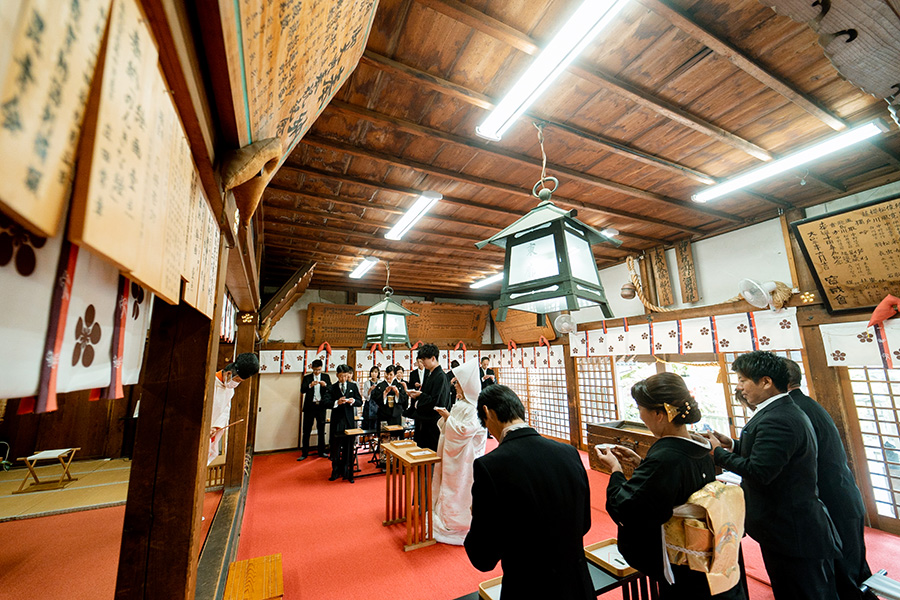 宇多須神社の結婚式＋写真撮影
