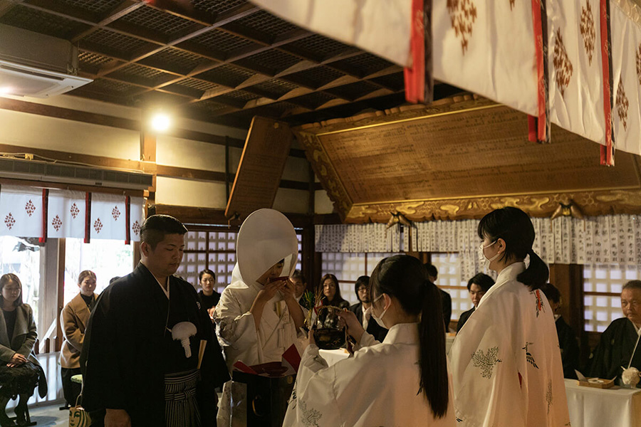 安江八幡宮・金沢水天宮の結婚式＋写真撮影