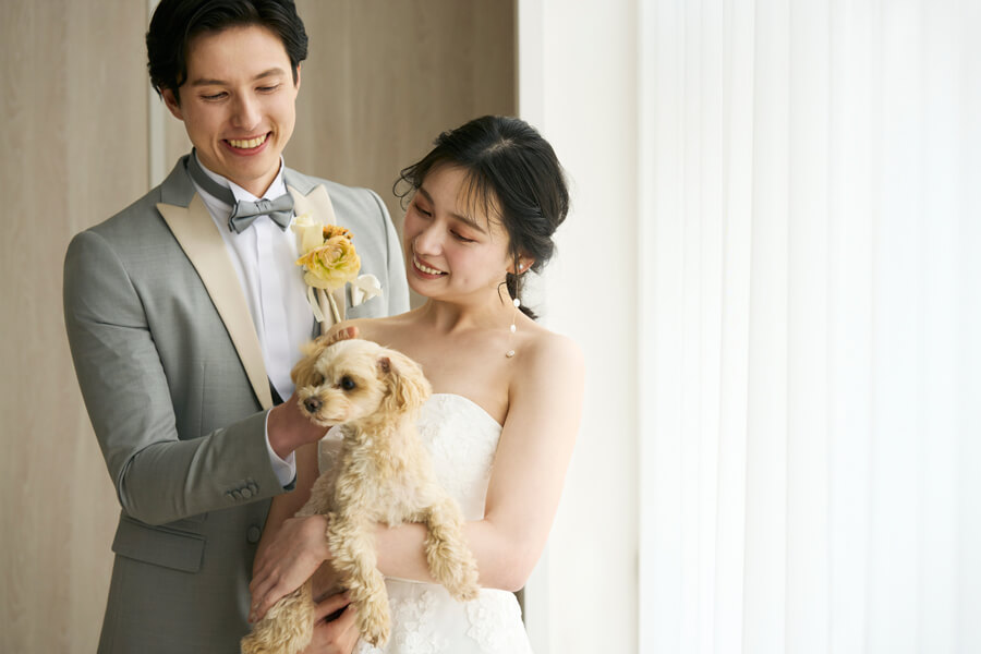 ペットも一緒に参加できる挙式プラン