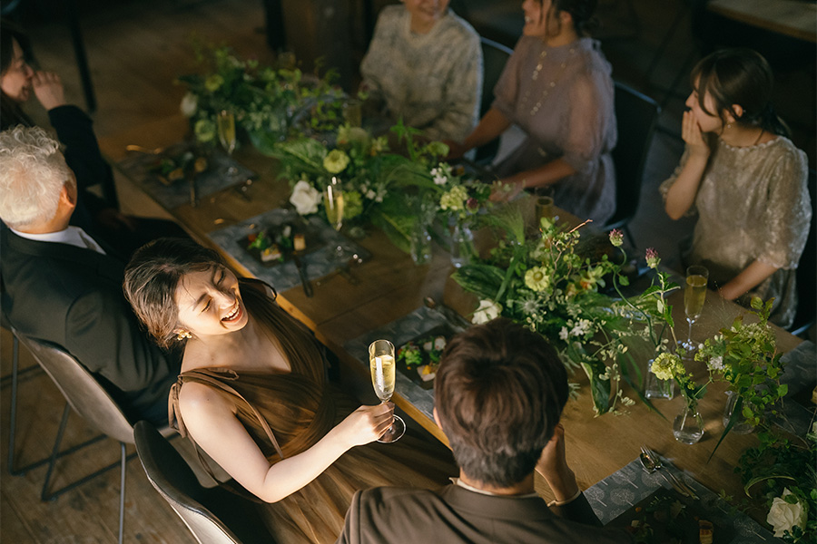 ドレスお披露目・会食6名様プラン