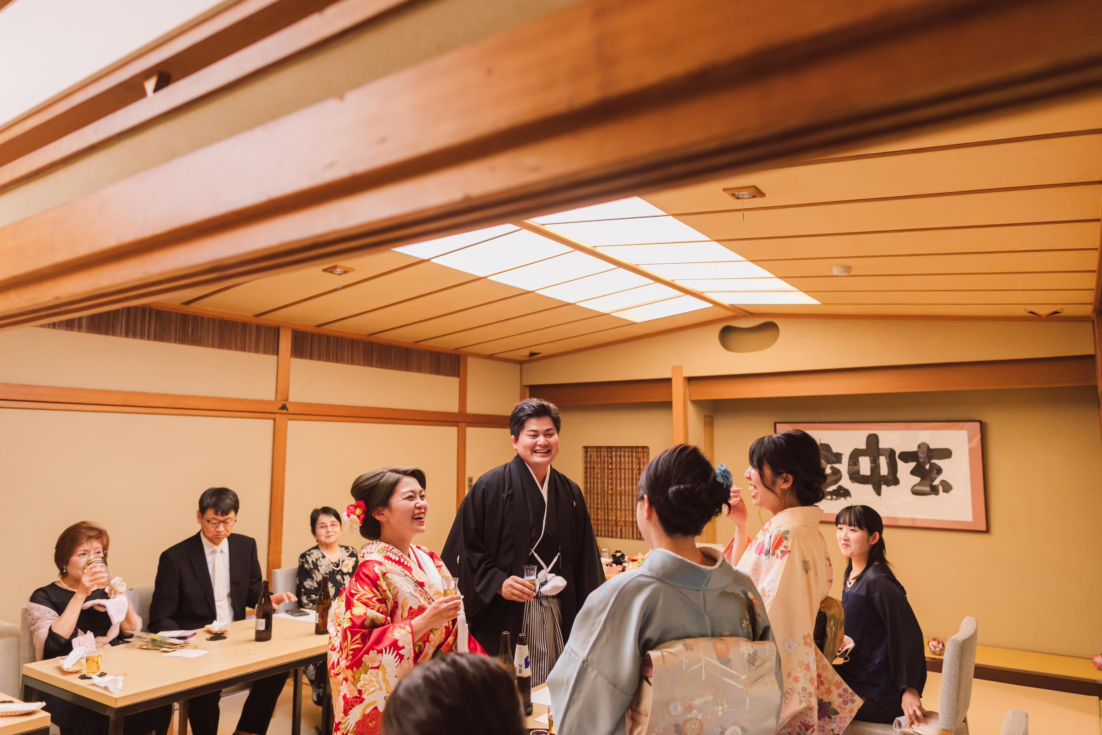 神前挙式(挙式撮影200ｶｯﾄ付)+10名会食プラン