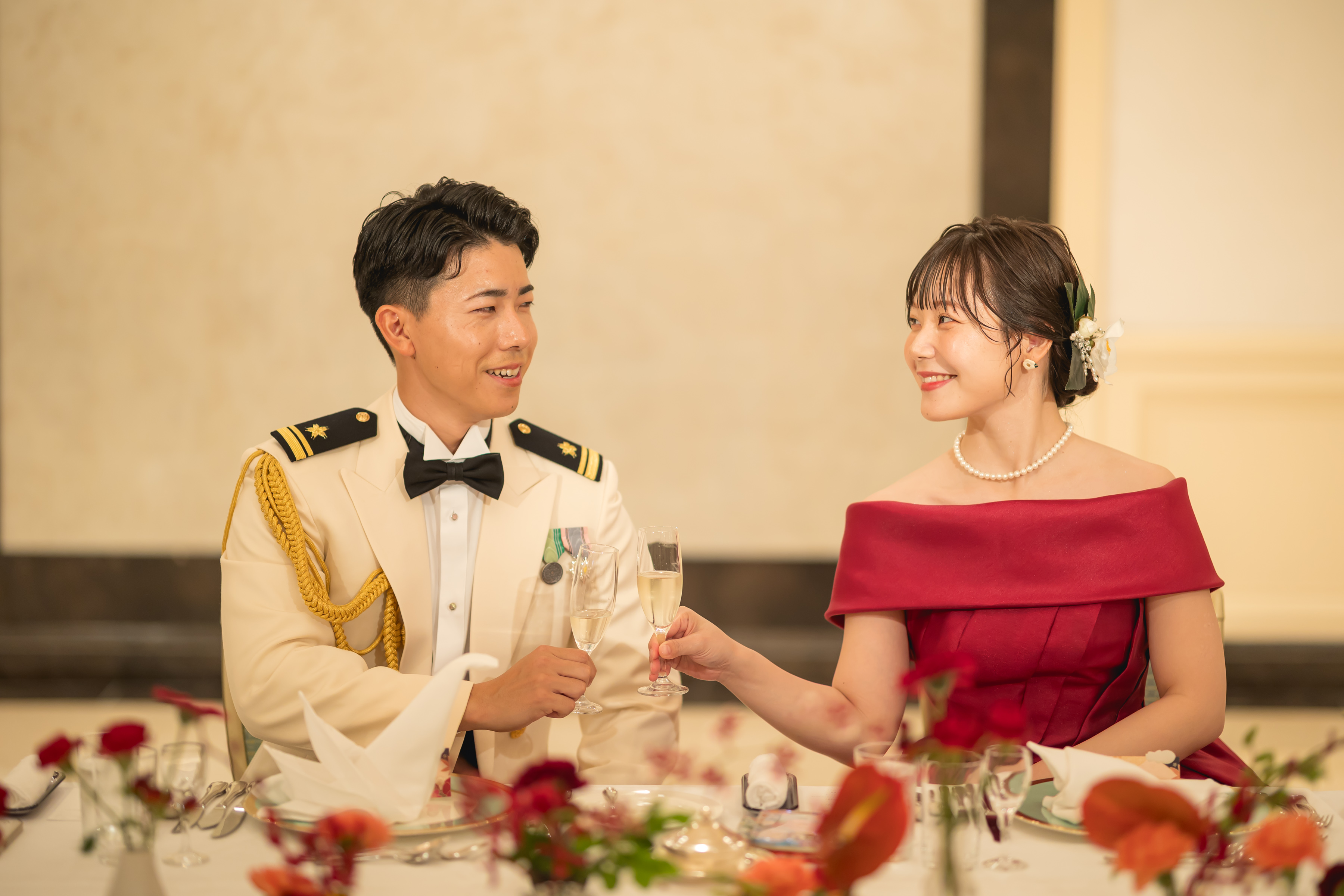 少人数挙式(挙式撮影200ｶｯﾄ付)+6名会食プラン