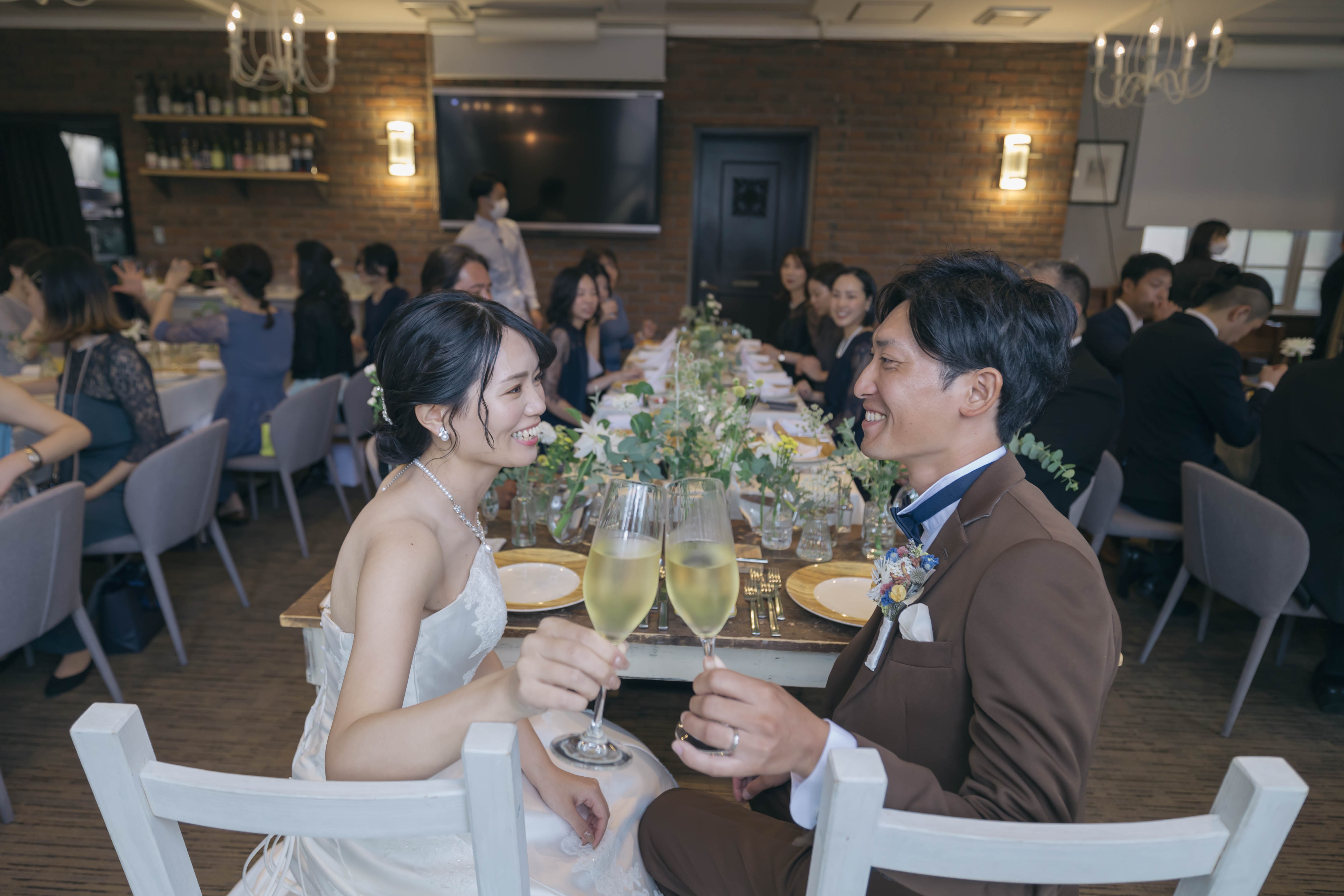 挙式+披露宴50名様+400枚写真プラン