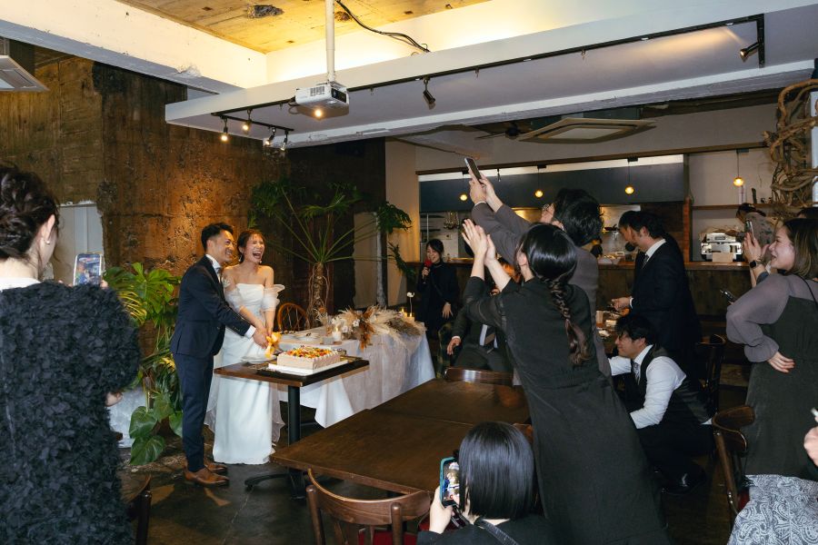 レストラン内での人前式＋食事30名様プラン（スナップ写真付き）