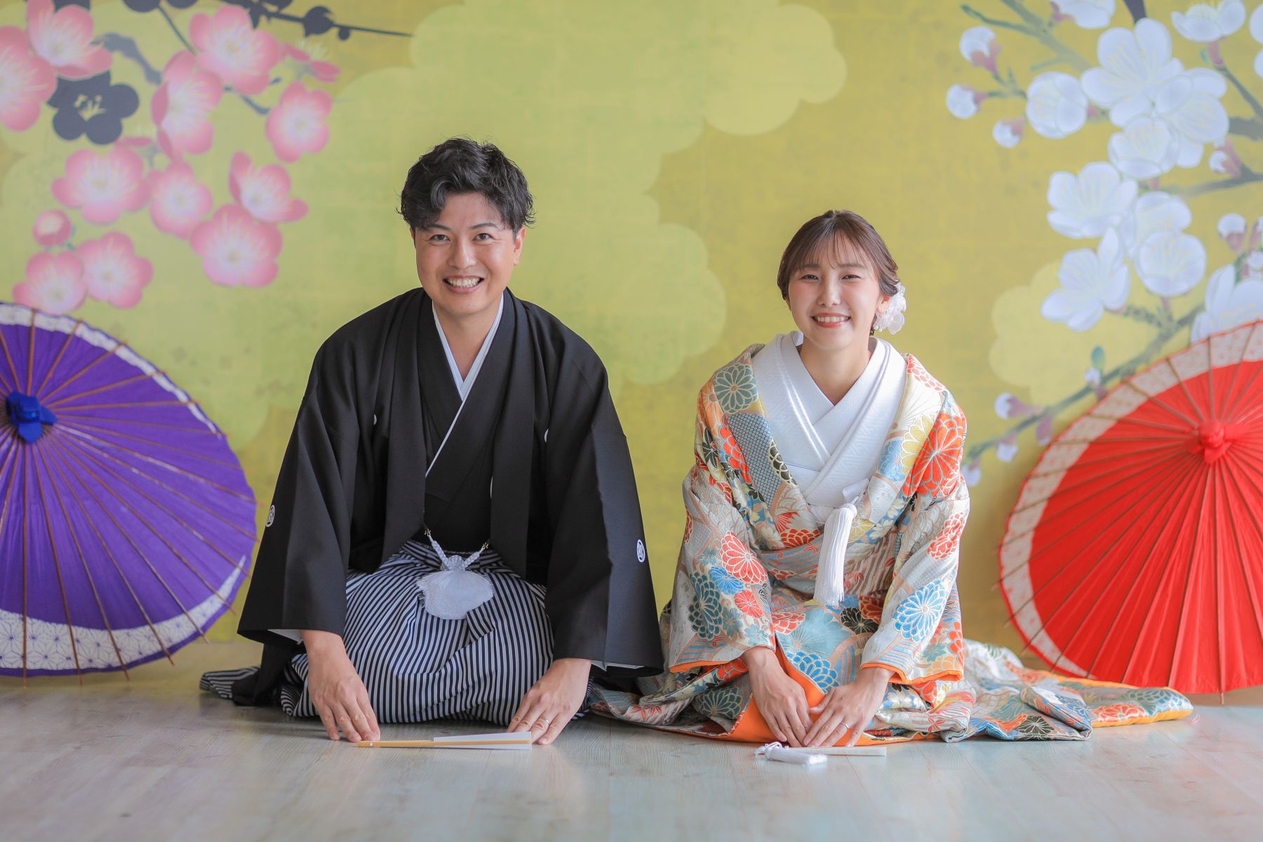 【挙式＆パーティー】ベル・エポック＋【前撮り】和装スタジオフォト