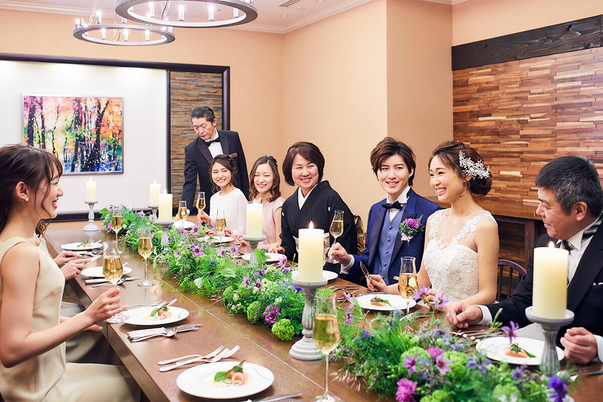 パレスへいあん挙式+会食プラン+スナップ撮影プラン