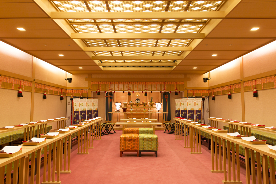 少人数挙式＋食事会6名様プラン│和装神殿