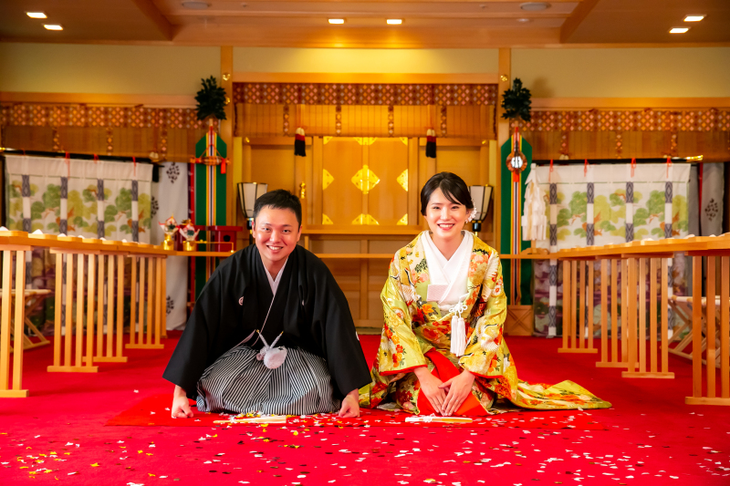 【和装前撮り1カット付き】少人数挙式＋食事会6名様プラン