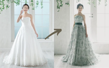 オーバーカラードレス