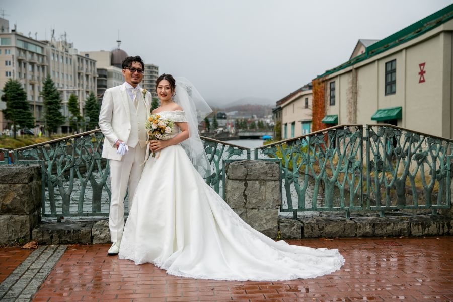 【運河沿いでのロケーション撮影】小樽ならではの運河での撮影も1日にまとめてご案内！