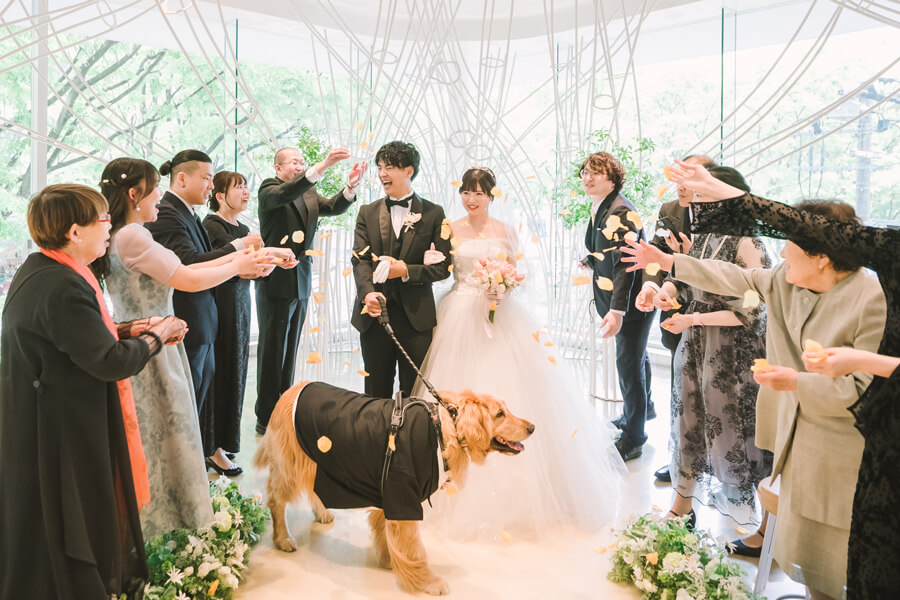 ペットも家族♪わんちゃん・ねこちゃんなどと結婚式＆フォトウェディングがOK