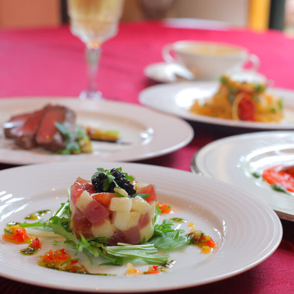 レストランスワンレイクのお料理について