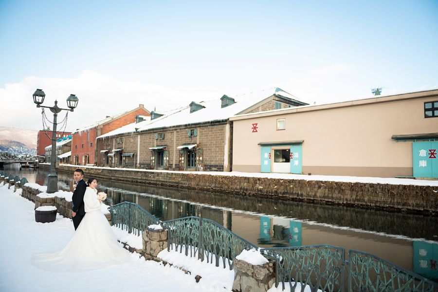 小樽運河でのロケーション撮影も可能！旅行先での撮影にいかがですか？