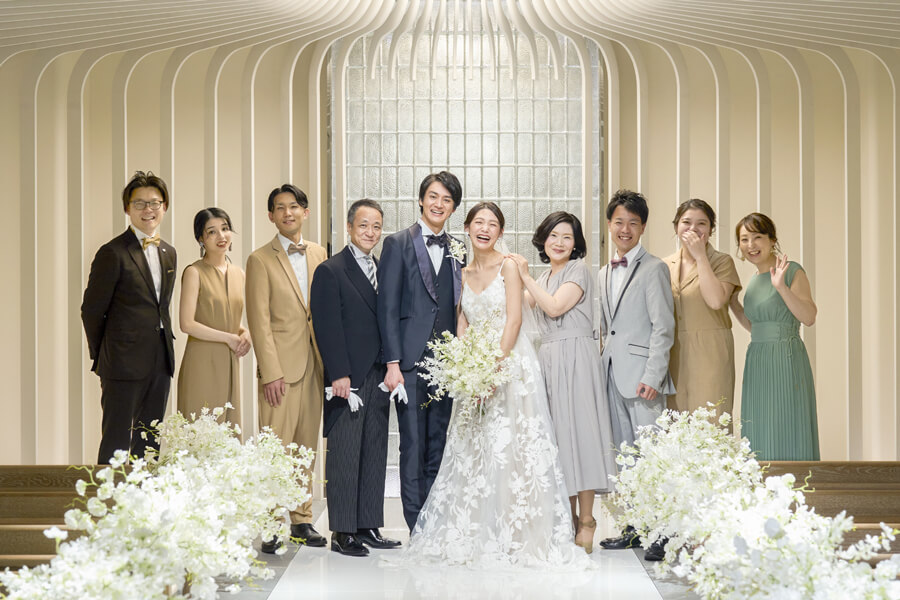 家族で集合写真が撮れる