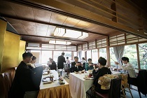 お客様の声　金澤神社挙式　金茶寮会食