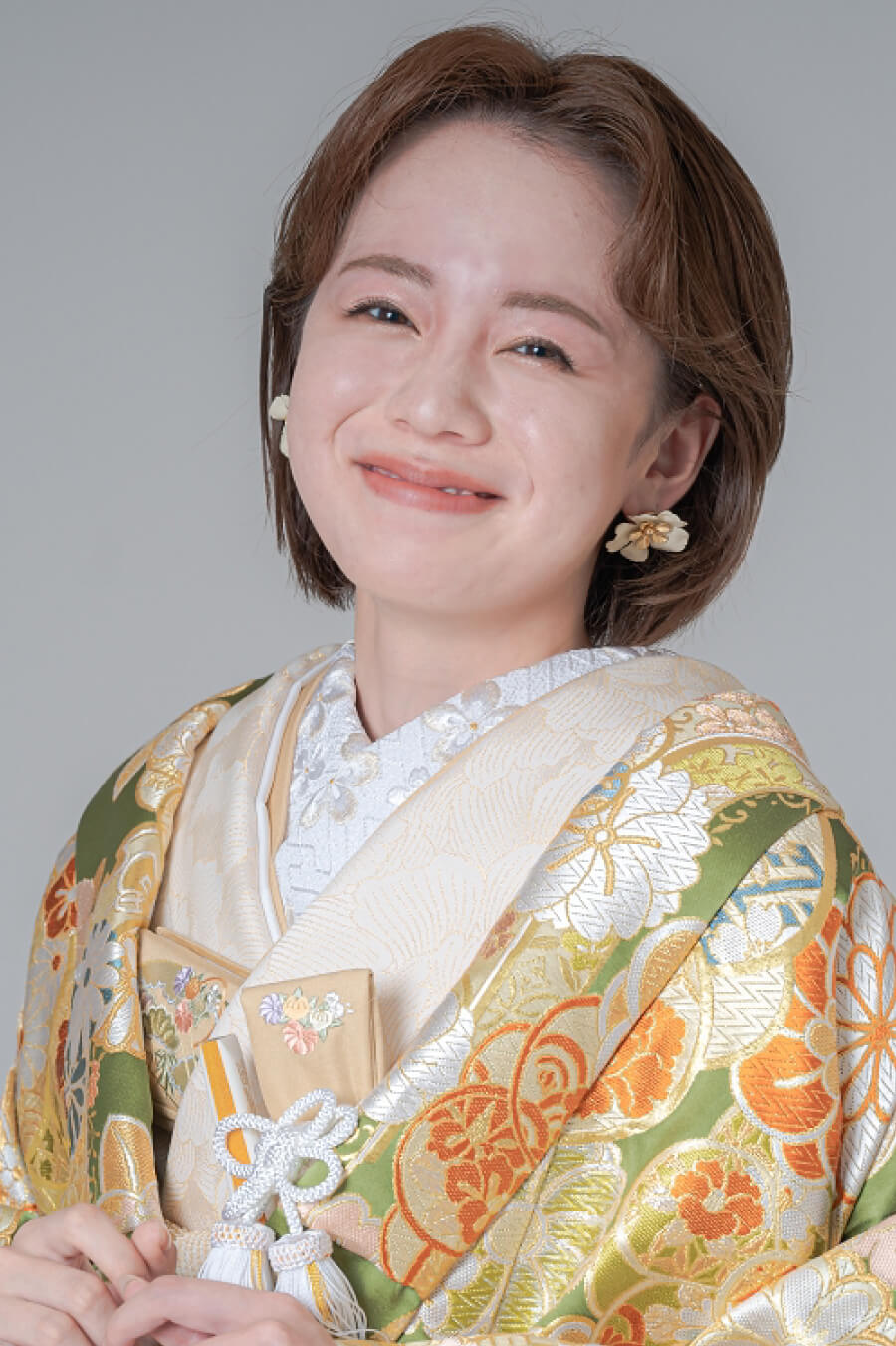梅花雪輪取(色打掛)
