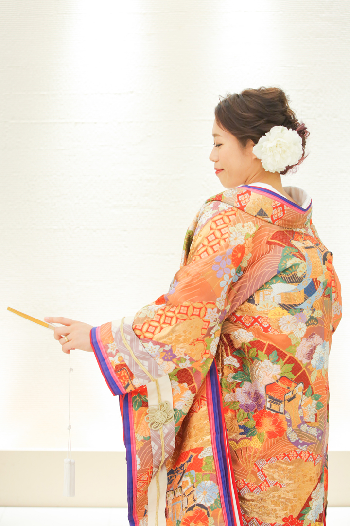 生花をつかって華やかに